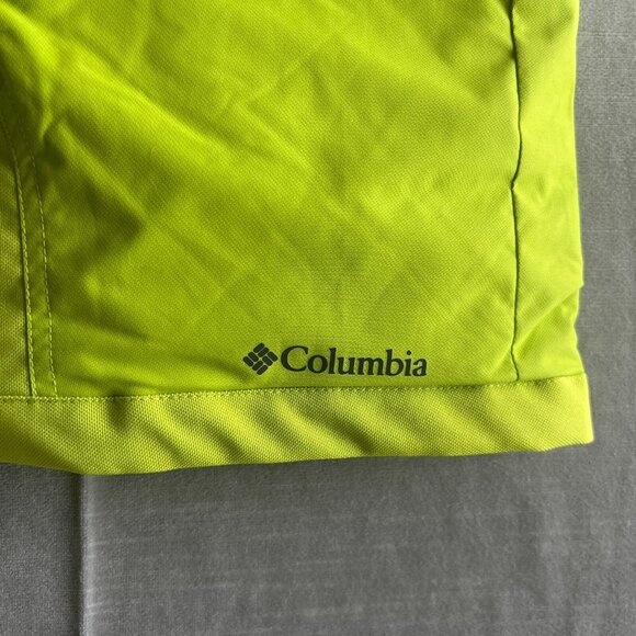 Columbia Bugaboo Youth Snow Pants M (10/12) Neon Green Omni-Tech Waterproof –NEW - Picture 3 of 13
